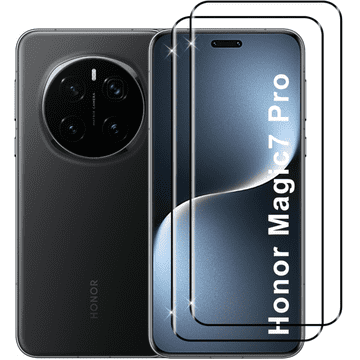 GS 2x 3D kaljeno staklo za Honor Magic 7 Pro, crni okvir