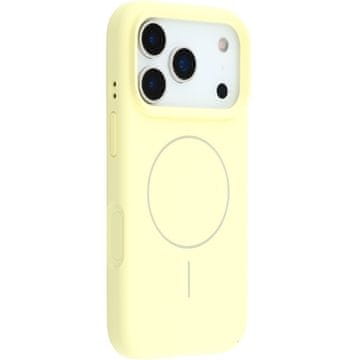 GS Silikonska maskica za iPhone 17 Pro - kompatibilna s MagSafeom, otporna na udarce, žuta