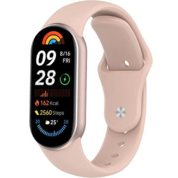 GS Silikonska narukvica za Xiaomi Smart Band 10 / 9 / 8, roza