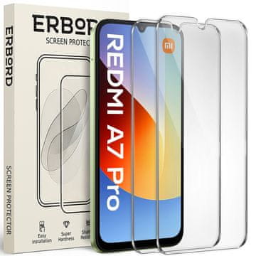 Overboard 2x Kaljeno staklo za Xiaomi Redmi A7 Pro, 9H tvrdo staklo, brzo