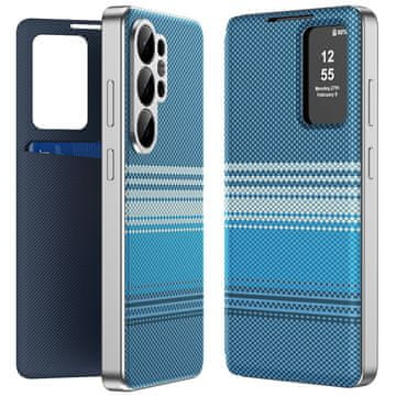 GS Futrola za Samsung Galaxy S26 Ultra, s prozorčićem za pregled utora za karticu, plava