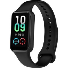 GS Silikonski remen za Xiaomi Amazfit Band 7, crni