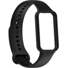 GS Silikonski remen za Xiaomi Amazfit Band 7, crni