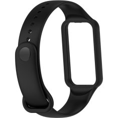 GS Silikonski remen za Xiaomi Amazfit Band 7, crni