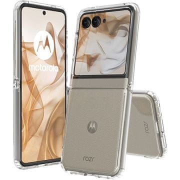 GS Futrola za Motorola Razr 70 / 60 / 50, Fusion Hybrid, prozirna