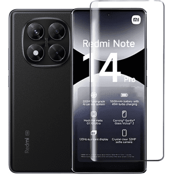 GS 3D kaljeno staklo za Xiaomi Redmi Note 14 Pro 5G / Xiaomi Poco X7 5G, crni okvir