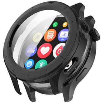 GS 2u1 Futrola + Kaljeno Staklo za Xiaomi Watch S4 47mm, Crna