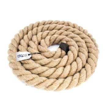 25m JUTESEIL 28mm Naturfasern Absperrseil Jute gedreht Hanf Tauziehen Handlauf