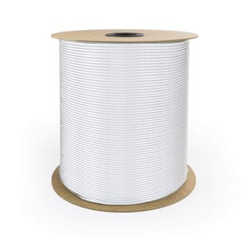 DQ-PP POLYPROPYLENSEIL - 6mm - 100m - Weiss - Traglast bis 420 kg Flechtleine Textilseil Schnur Rope Kordel Kunststoffseil geflochten