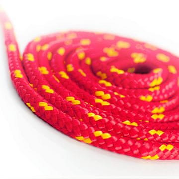 ROTES POLYPROPYLENSEIL - 6mm - 30m - Traglast bis 82 kg Flechtleine Textilschnur Kordel Kunststoffseil geflochten