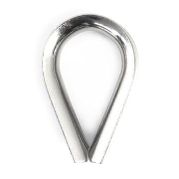 5 x KAUSCHE EDESTAHL FÜR SEIL 4mm Drahtseil Klemmen VA Klemme Niro Nirosta V4Aklemme Stahlseil Seil Draht Stahl Drahtseil Klemmen VA Klemme Niro Nirosta V4A