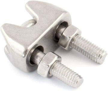 50 x SEILKLEMME BÜGEFORM EDELSTAHL 3mm Drahtseil Klemmen VA Klemme Niro Nirosta V4Aklemme Stahlseil Seil Stahl Drahtseil Klemmen VA Klemme Niro Nirosta V4A
