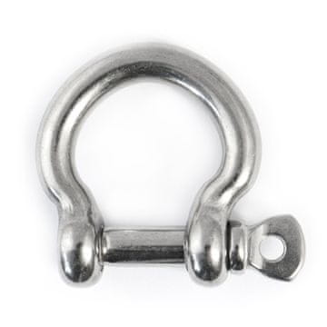 Schäkel 4mm geschweift 100 Stk. Edelstahl M4 Schaekel Edelstahl M4 V4A Drahtseil Inox V4A Va Rostfrei zum Seegeln AISI 316 Edelstahlschäkel Verbinder
