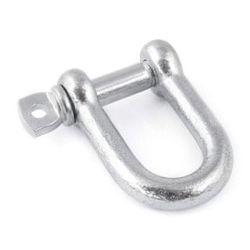 DQ-PP GERADE SCHÄKEL | 18mm | 10 Stk. | Stahl Verzinkt | Zubehör zum Verbinden von Seilen und Ketten