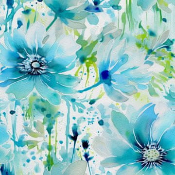 VANJSKI DECOSTOFFE OXFORD - Blumen- DX2047