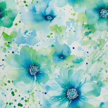 VANJSKI DECOSTOFFE OXFORD - Blumen- DX2123