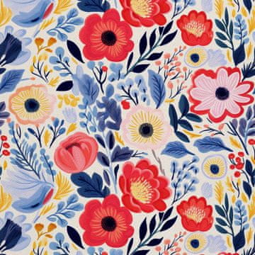 VANJSKI DECOSTOFFE OXFORD - Blumen - DX2172