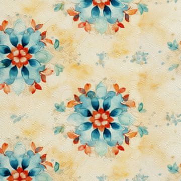 VANJSKI DECOSTOFFE OXFORD - Blumen - DX2223