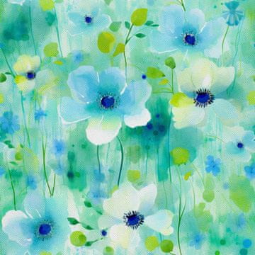 VANJSKI DECOSTOFFE OXFORD - Blumen - DX2246