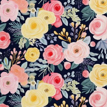VANJSKI DECOSTOFFE OXFORD - Blumen - DX2548