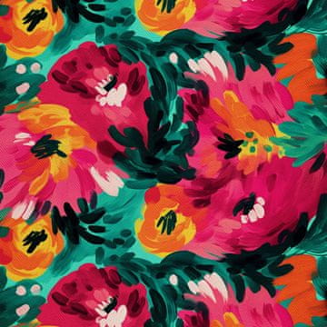 VANJSKI DECOSTOFFE OXFORD - Blumen - DX2789