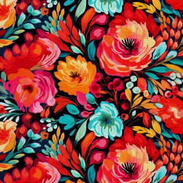 VANJSKI DECOSTOFFE OXFORD - Blumen - DX2916