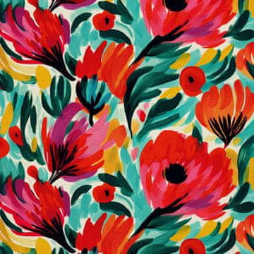 VANJSKI DECOSTOFFE OXFORD - Blumen - DX3046