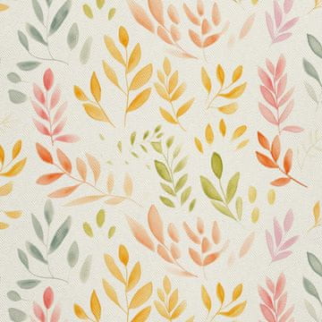 VANJSKI DEKOSTOFFE OXFORD - Pflanzenmuster - DX2043