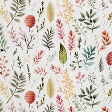 VANJSKI DEKOSTOFFE OXFORD - Pflanzenmuster - DX2453