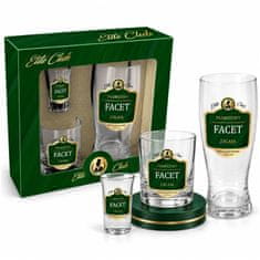 BG Poklon set naočala za muškarce Elite Club A Real Classy Guy