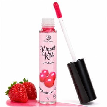 Secret Play Sjajilo za usne za žvakanje Strawberry Vibrant Kiss Oral Sex