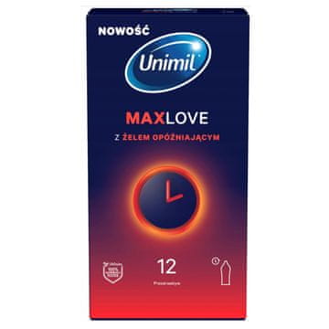 UNIMIL Max Love Time Control kondomi s odgodom djelovanja, 12 komada,