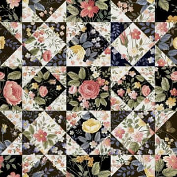 VANJSKI DEKOSTOFFE OXFORD - Motiv Blumen mischen I DX090