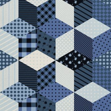 VANJSKI DEKOSTOFFE OXFORD - Motiv der Rhombus I DX104