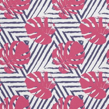 VANJSKI DEKOSTOFFE OXFORD - Motiv Monstera-Blätter I DX124