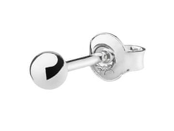 Seijou Srebrne kuglaste naušnice 3 mm, 1 komad