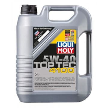 Liqui Moly ULJE 5W40 5L TOP TEC 4100 / DPF/FAP / 502,00 505,00 505,01 / 229,31 / LL-04 / WSS-M2C 917-A