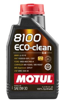 Motul ULJE 0W30 1L 8100 ECO CLEAN DPF / C2 / SN / WSS M2C 950-A / 9.55535-GS1 / STJLR.03.5007 / MS-13340 / TOYOTA / HONDA / SUBARU