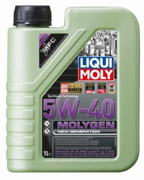 Liqui Moly ULJE 5W40 1L MOLYGEN A3/B4 / SN / LL01 / 9.55535-H2/N2/Z2 / 229.5 / GM-LL-B-025 / A40 / RN0710 / 502,00 505,00