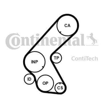 Contitech SET ZA RAZVOD OPEL ASTRA/CORSA/MERIVA/ZAFIRA 1.7 CDTI 07-
