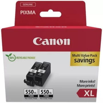 slomart Canon Tinta za ispis PGI-550XL BLACK TWIN (2 komada)