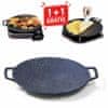 Cool Mango okrugla gril tava 2 komada (1 + 1 GRATIS) za ravnomjerno pečenje, neprijanjajuća, 32 cm