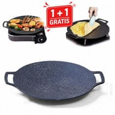 Cool Mango okrugla gril tava 2 komada (1 + 1 GRATIS) za ravnomjerno pečenje, neprijanjajuća, 32 cm