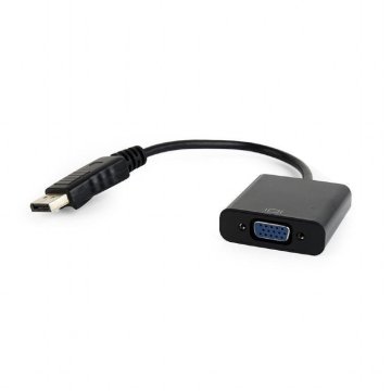 Gembird AB-DPM-VGAF-02 DisplayPort - VGA blister Crna, adapter