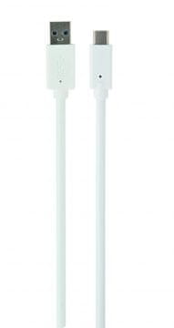 Gembird USB kabel [USB 3.0] - USB A (M) - USB C (M) kabel, 1,8 m, bijeli (CCP-USB3-AMCM-6-W)