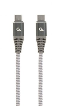 Gembird USB kabel [USB 2.0] - USB C (M) - USB C (M) kabel, 1,5 m, sivi (CC-USB2B-CMCM60-1.5M)