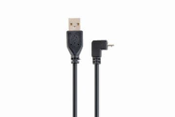 Gembird USB kabel [USB 2.0] - USB A (M) - microUSB (M) kabel, 6 m, crni (CCP-MUSB2-AMBM90-6)