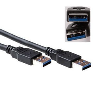 ACT SB0002 USB 3.0 A muški na USB A muški 5m 5 m, crni SuperSpeed 5Gbps