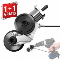 Cool Mango rezač lima 2 komada (1 + 1 GRATIS), dodatak za bušilicu za rezanje metala - Platycutter