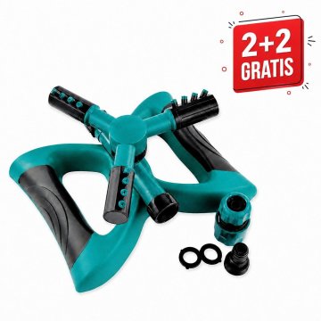 Cool Mango kružni raspršivač vode 4 komada (2 + 2 GRATIS), vrtni raspršivač 360° do 10 m - Aquaspin360